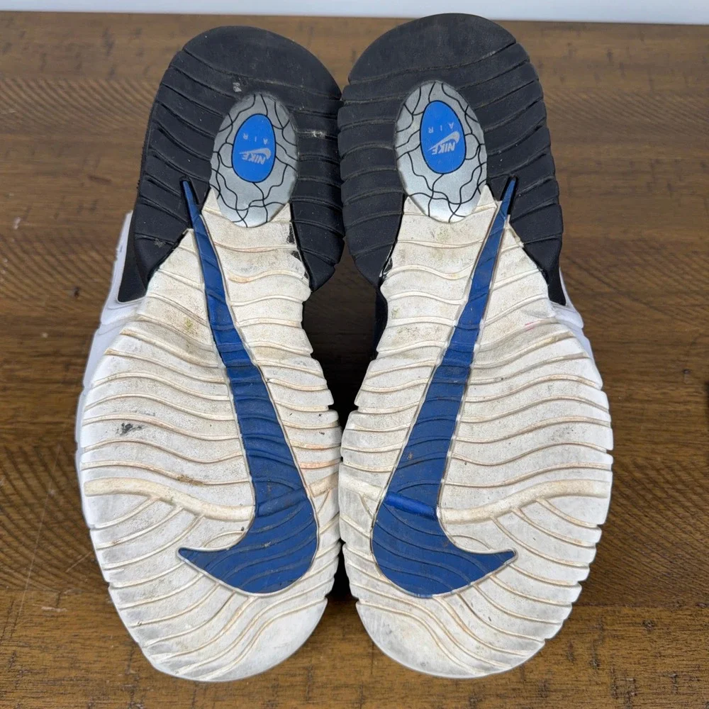 Nike Air Max Penny 1 Kids 4.5Y Black White Blue Orlando Basketball Sneakers